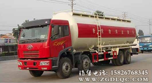 解放前四后八粉粒物料運(yùn)輸車(chē)